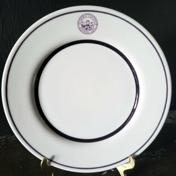 Vintage Oneida Classic Elmira College Seal Salad Plate Restaurant Ware 7.5" - Picture 1 of 5